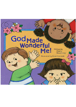 God Made Wonderful Me Board Book