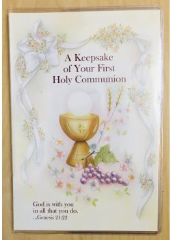 Communion Keepsake Booklet English