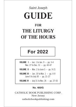 2022 Liturgy Of The Hours Guide