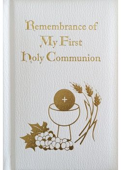 I Pray W Jesus White Dlx Padded Remembrance Of My First Holy Com