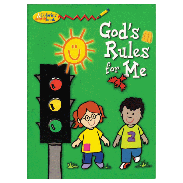 God's Rules For Me Coloring & Activity Book