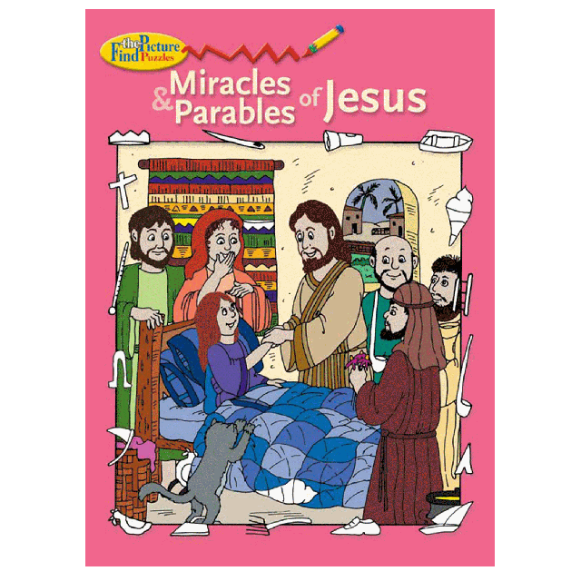 Miracles & Parables Of Jesus Find The Picture Puzzles