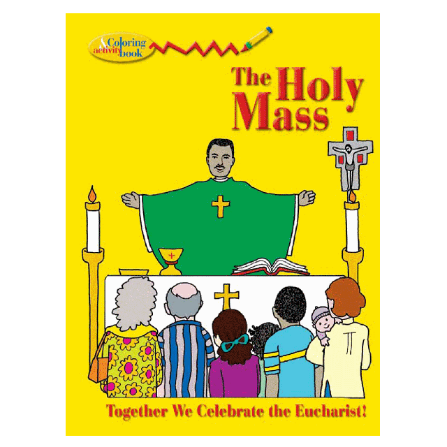 Holy Mass Coloring & Activity Book