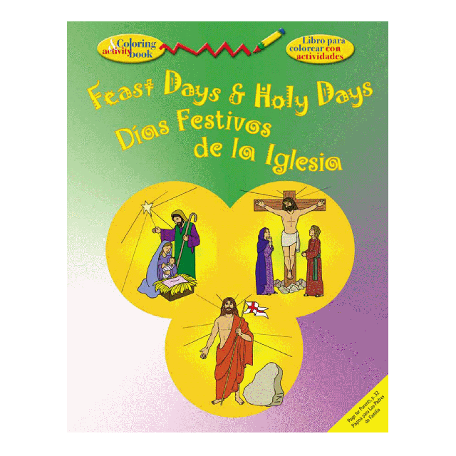 Feast Days & Holy Days - Bilingual Coloring & Activity Book