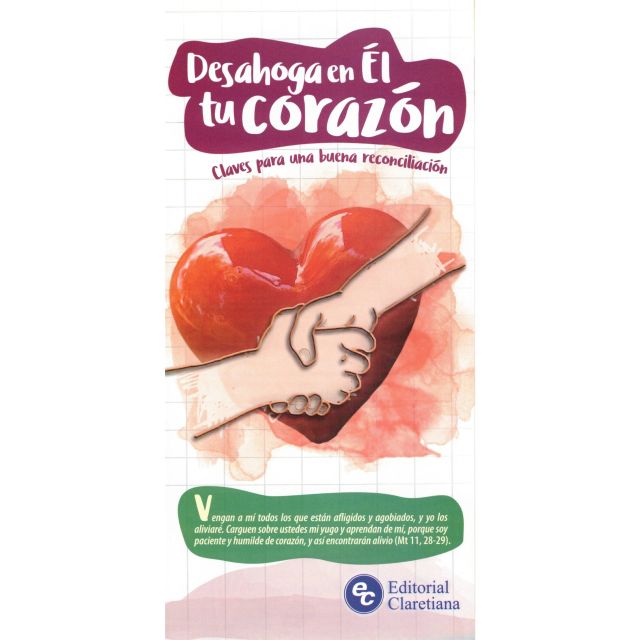 Desahoga en el Tu Corazon Reconciliacion Leaflet